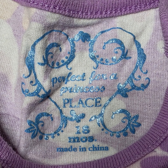 Purple Hippie Dress with Flowers Toddler Size 18 Months - Picture 4 of 7